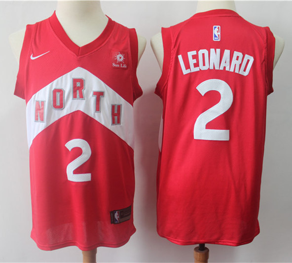 Mens Toronto Raptors #2 Kawhi Leonard Nike Earned Edition Jersey